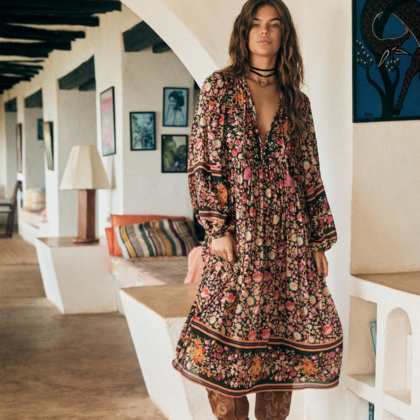 Bohemian dresses afterpay best sale