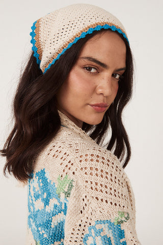 Coastal Granny Head Scarf