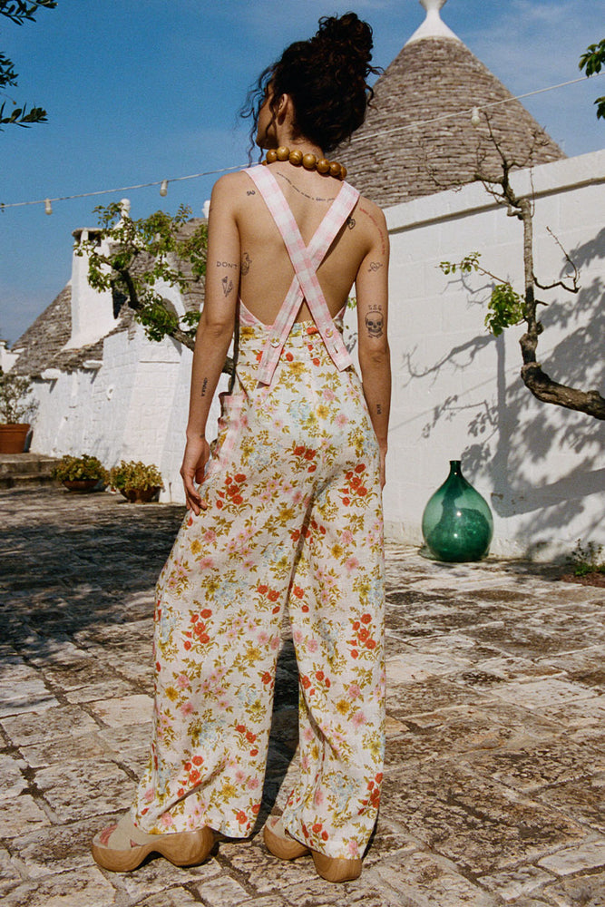 Flora Linen Jumpsuit – SPELL