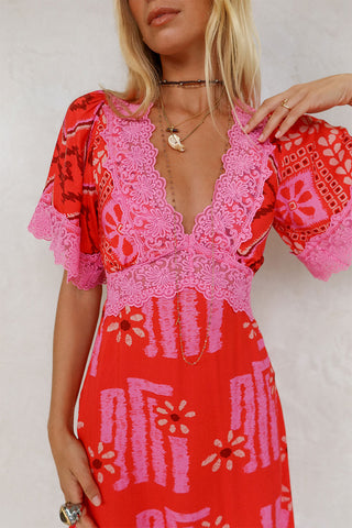 Libertine Lace Mini Dress