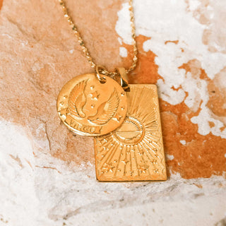 Virgo Stargazer Zodiac Necklace