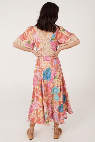 Painter's Garden Lace Maxi Dress