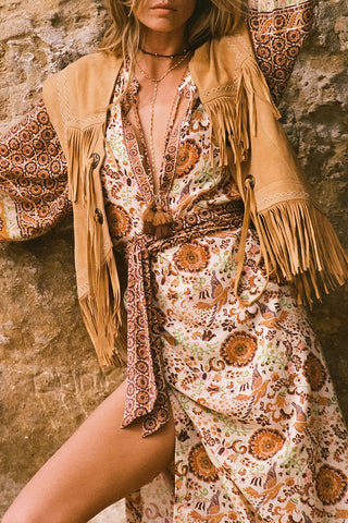 Sannah Boho Maxi Dress SPELL Sannah Boho Maxi Dress SPELL