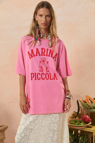 Marina Piccola Oversized Biker Tee