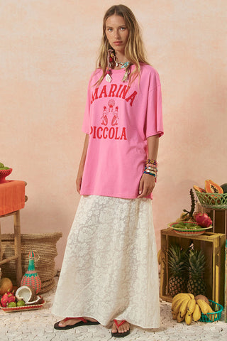 Marina Piccola Oversized Biker Tee