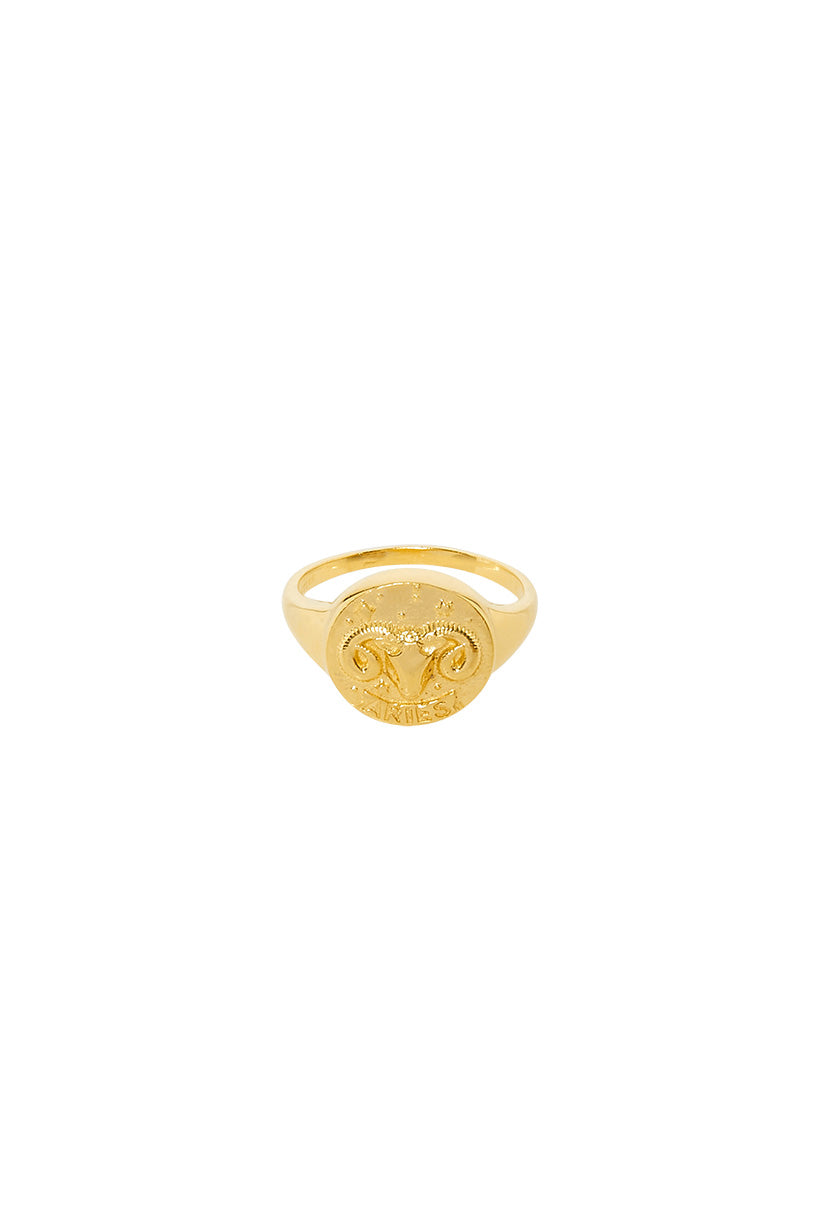 Aries Stargazer Zodiac Ring