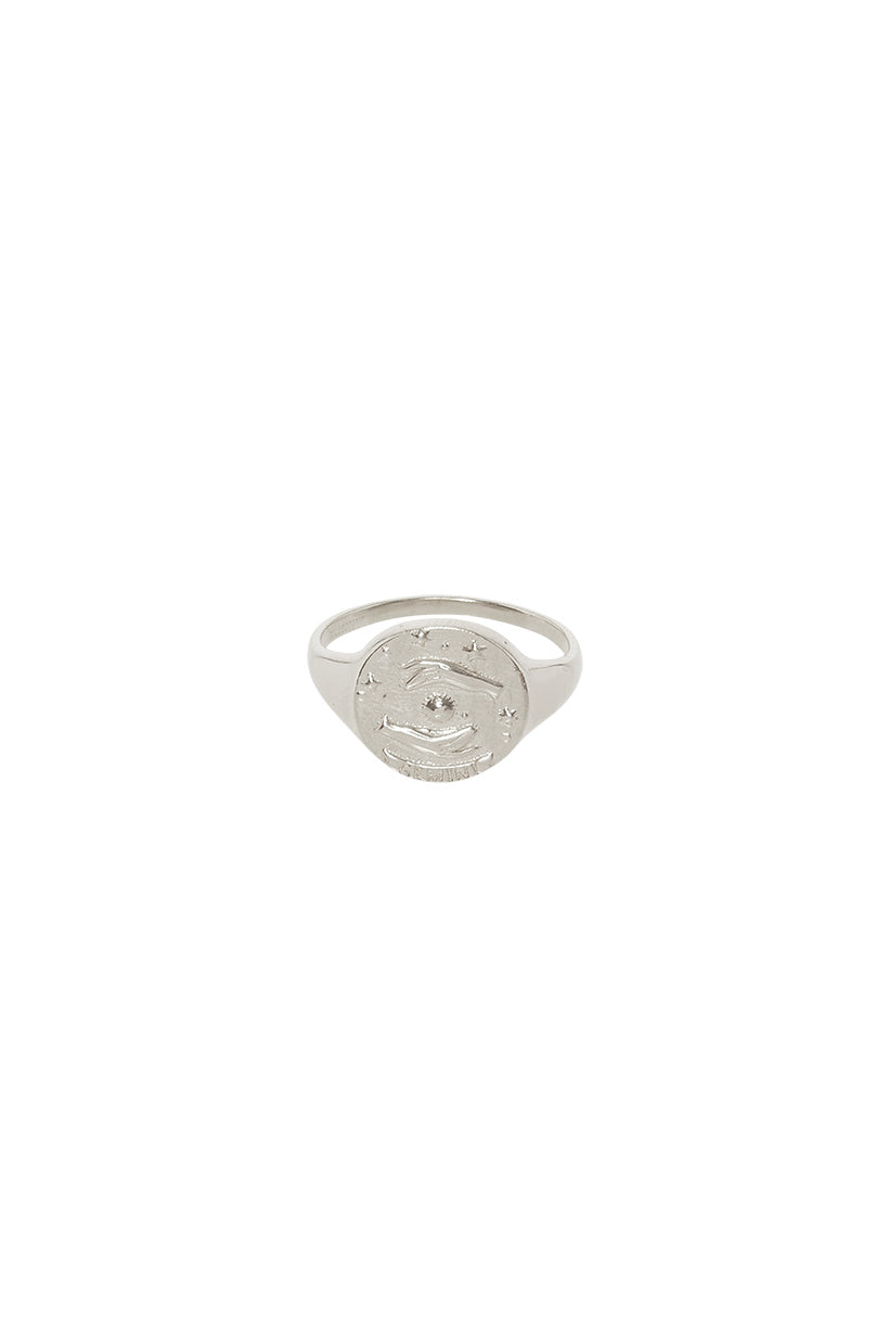 Gemini Stargazer Zodiac Ring