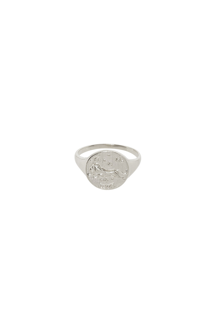 Leo Stargazer Zodiac Ring